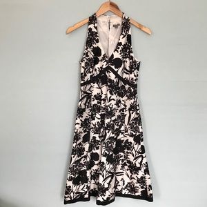 Ann Taylor Halter Silk Floral Dress